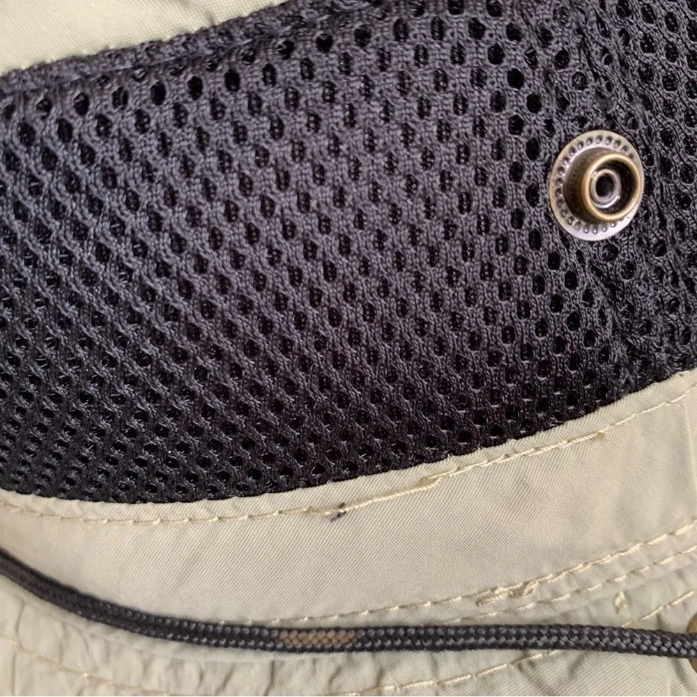 Dorfman Pacific Co Authentic Mesh Boonie Outdoor Bucket‎ Hat Gray Green medium